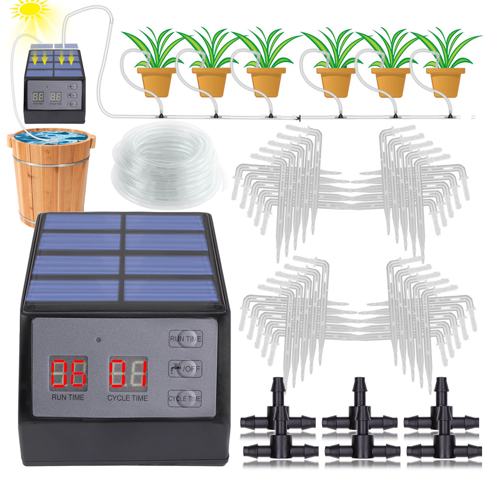 Solar Drip Irrigation Kit Garden - Timer di energia solare dispositivo di