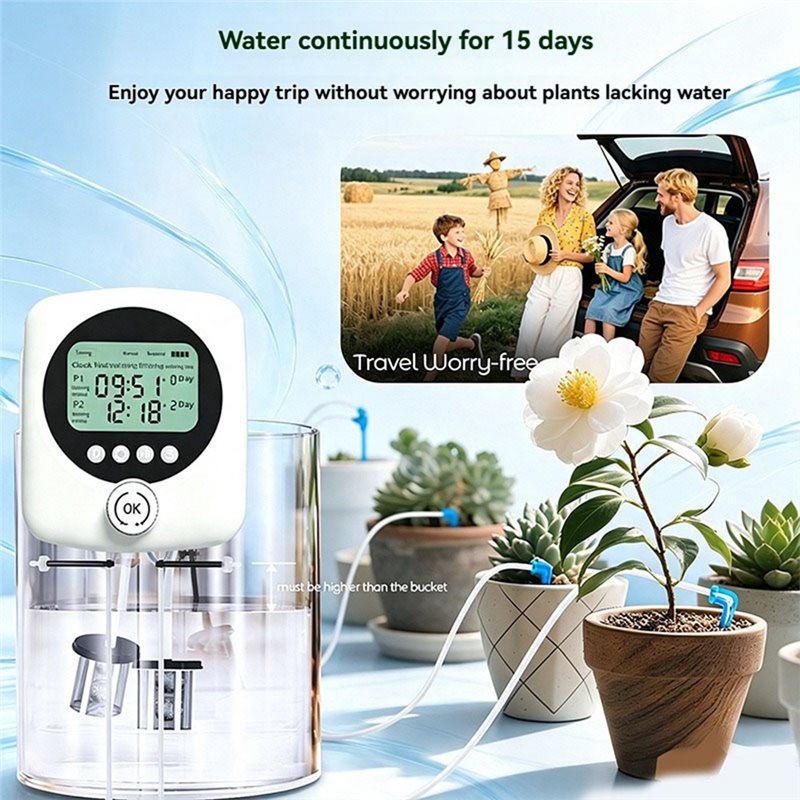 Automatic Watering Pump Indoor Plants - Sistema automatico di irrigazione per piante