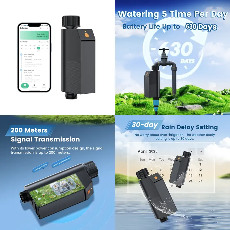 Wifi Water Timer Hose Faucet Smart - Timer per Irrigazione Smart da Giardino