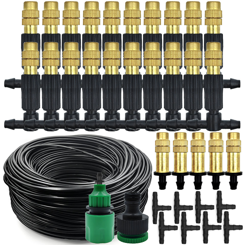 Mist Cooling System Outdoor Patio 15M - 15M-30M Sistema di raffreddamento a nebulizzazione