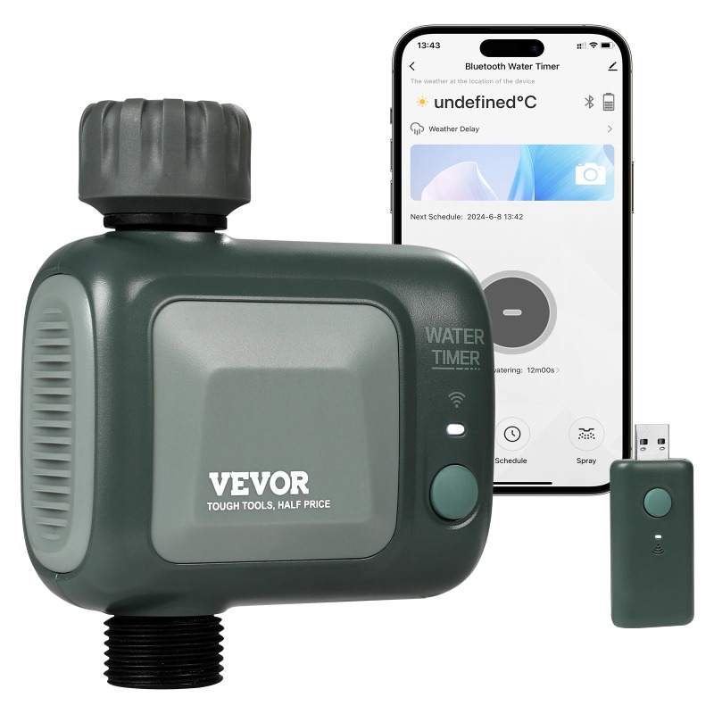 Wifi Water Timer Hose Faucet Smart - Timer WiFi per Irrigazione Singolo/Doppio, Timer
