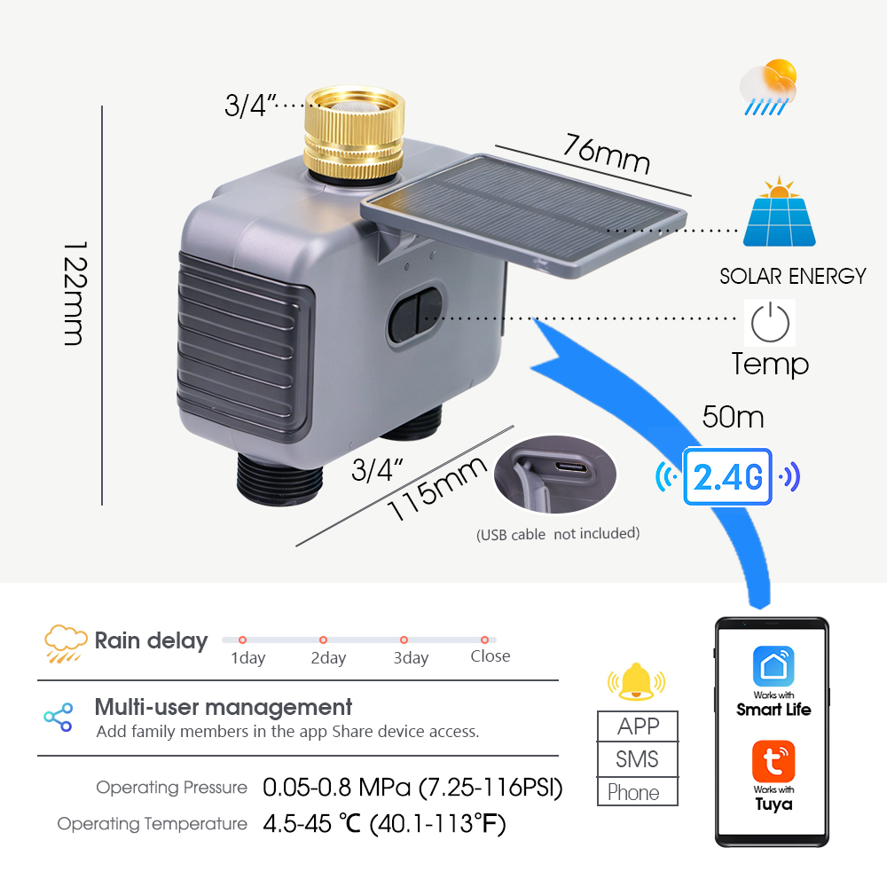 Timer per Irrigazione Solare I - Rain Sensor For Irrigation Timer recensione e prezzo