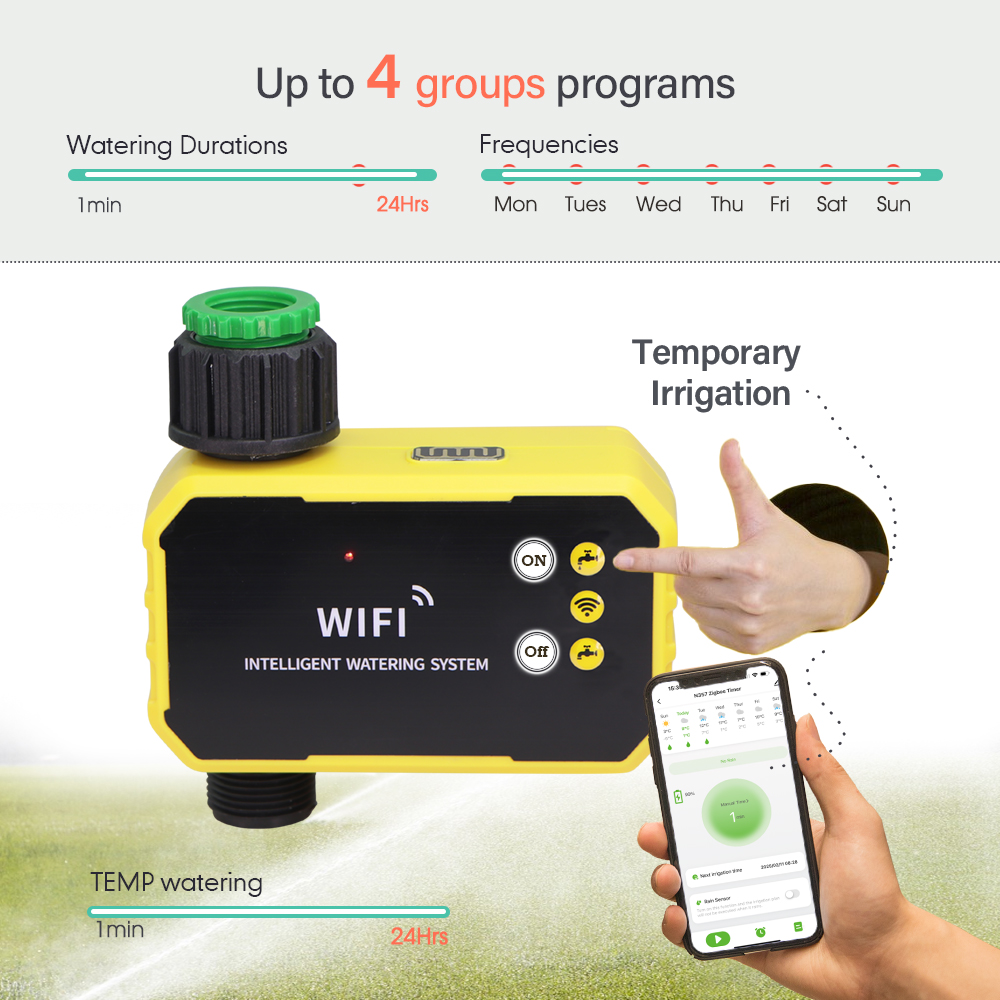 Zigbee Smart Timer per irrigaz - Rain Sensor For Irrigation Timer recensione e prezzo