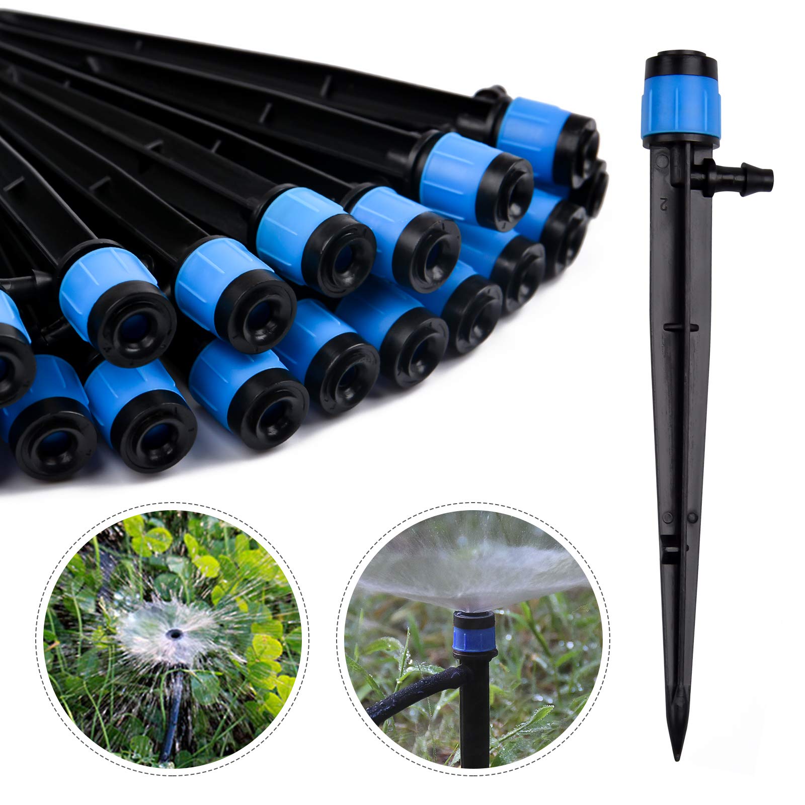 30 pezzi di gocciolatori per i - Drip Emitters Adjustable 360 Micro recensione e prezzo