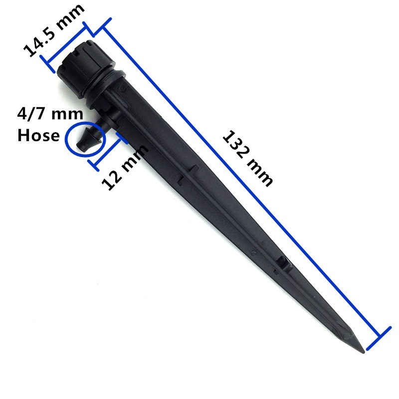 6PCS Nero Regolabile Irrigazio - Drip Emitters Adjustable 360 Micro recensione e prezzo