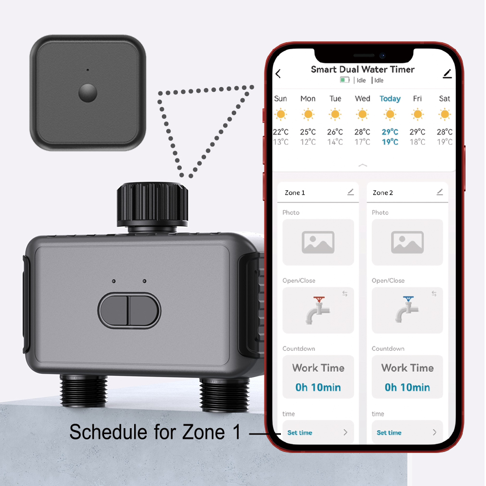 WiFi Bluetooth compatibile 2 u - Wifi Water Timer Hose Faucet Smart recensione e prezzo