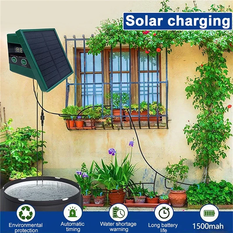 Sistema di irrigazione solare  - Solar Drip Irrigation Kit Garden recensione e prezzo