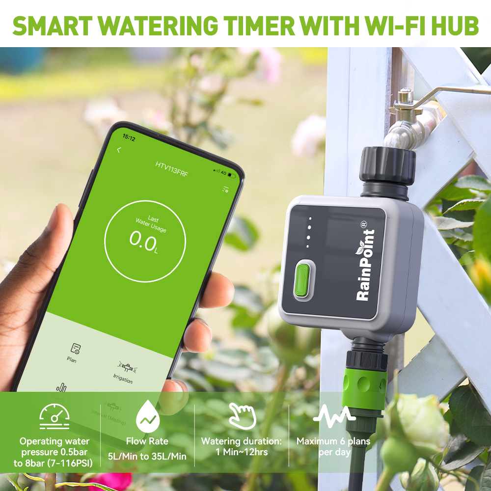 RAINPOINT Timer Irrigazione In - Wifi Water Timer Hose Faucet Smart recensione e prezzo