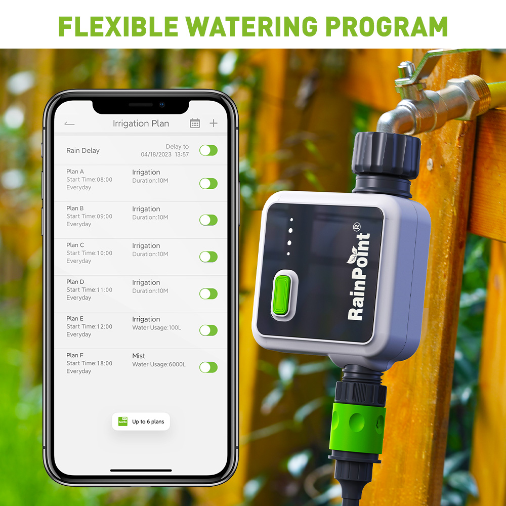 RAINPOINT Timer Irrigazione In - Wifi Water Timer Hose Faucet Smart recensione e prezzo