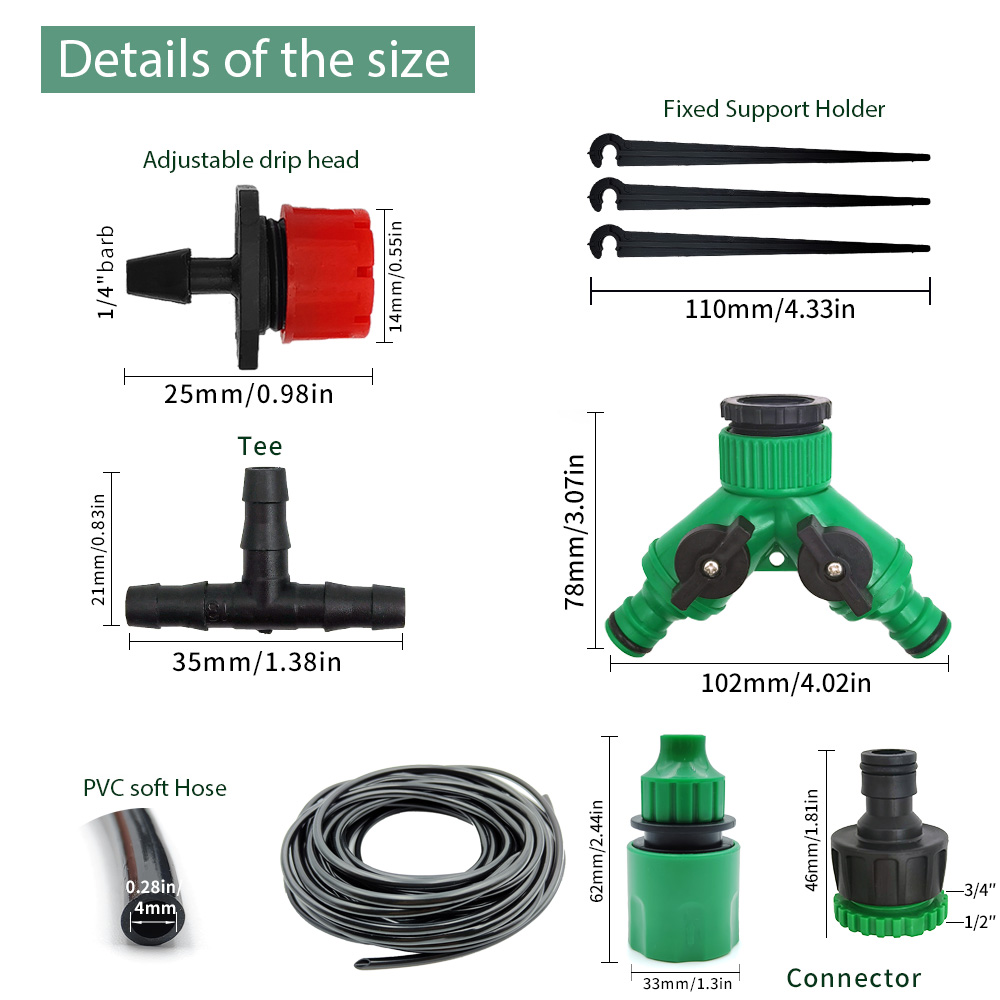 Serra 15M-30M sistema di irrig - Drip Irrigation System Automatic Kit recensione e prezzo