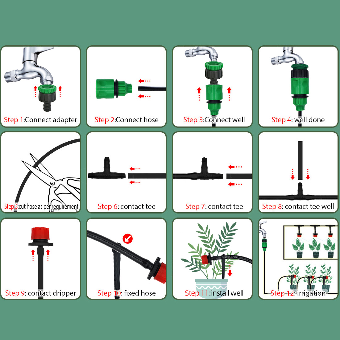 Serra 15M-30M sistema di irrig - Drip Irrigation System Automatic Kit recensione e prezzo