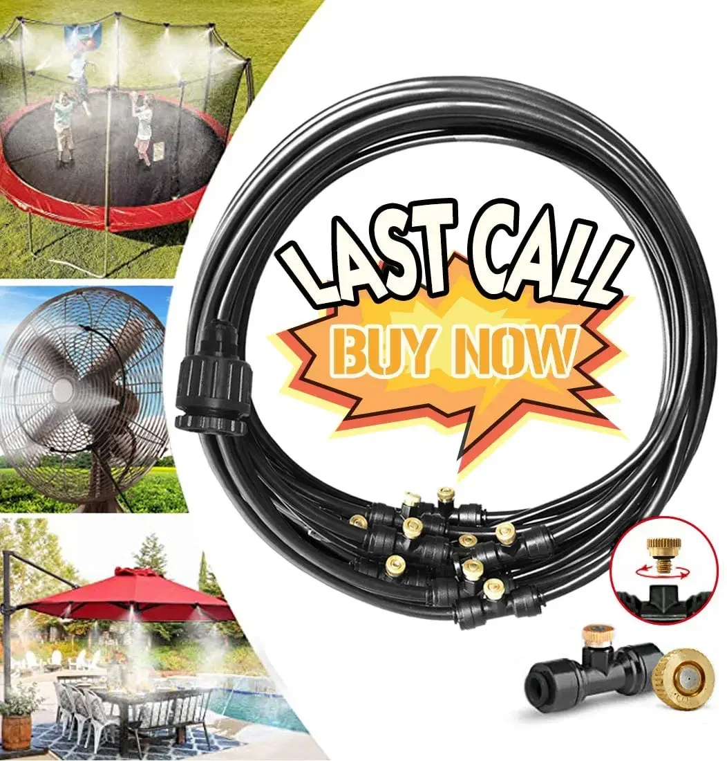 Kit Sistema di Raffreddamento  - Mist Cooling System Outdoor Patio 15M recensione e prezzo