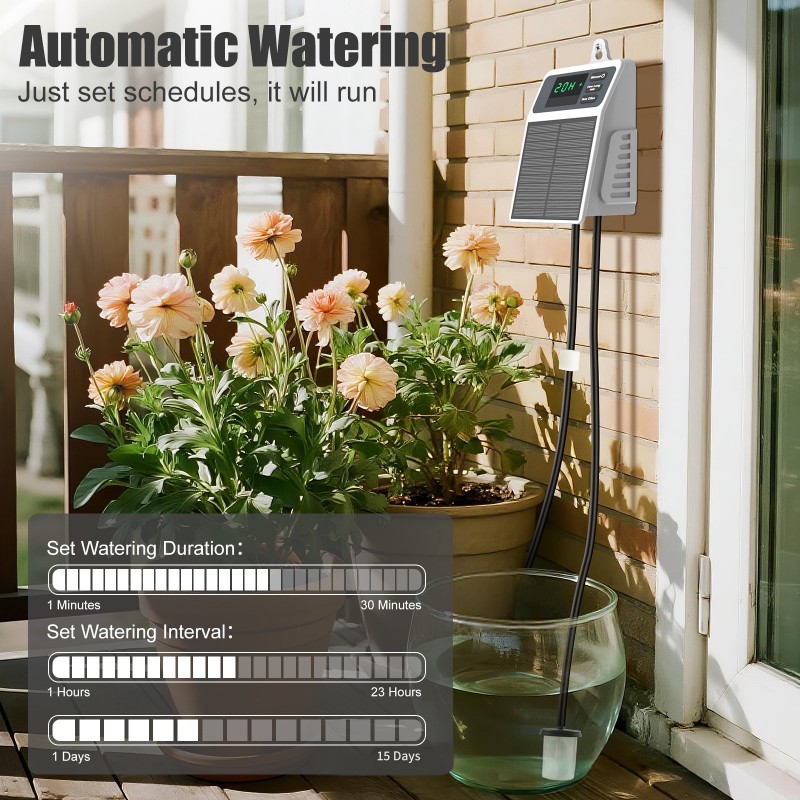Sistema di irrigazione intelli - Solar Drip Irrigation Kit Garden recensione e prezzo