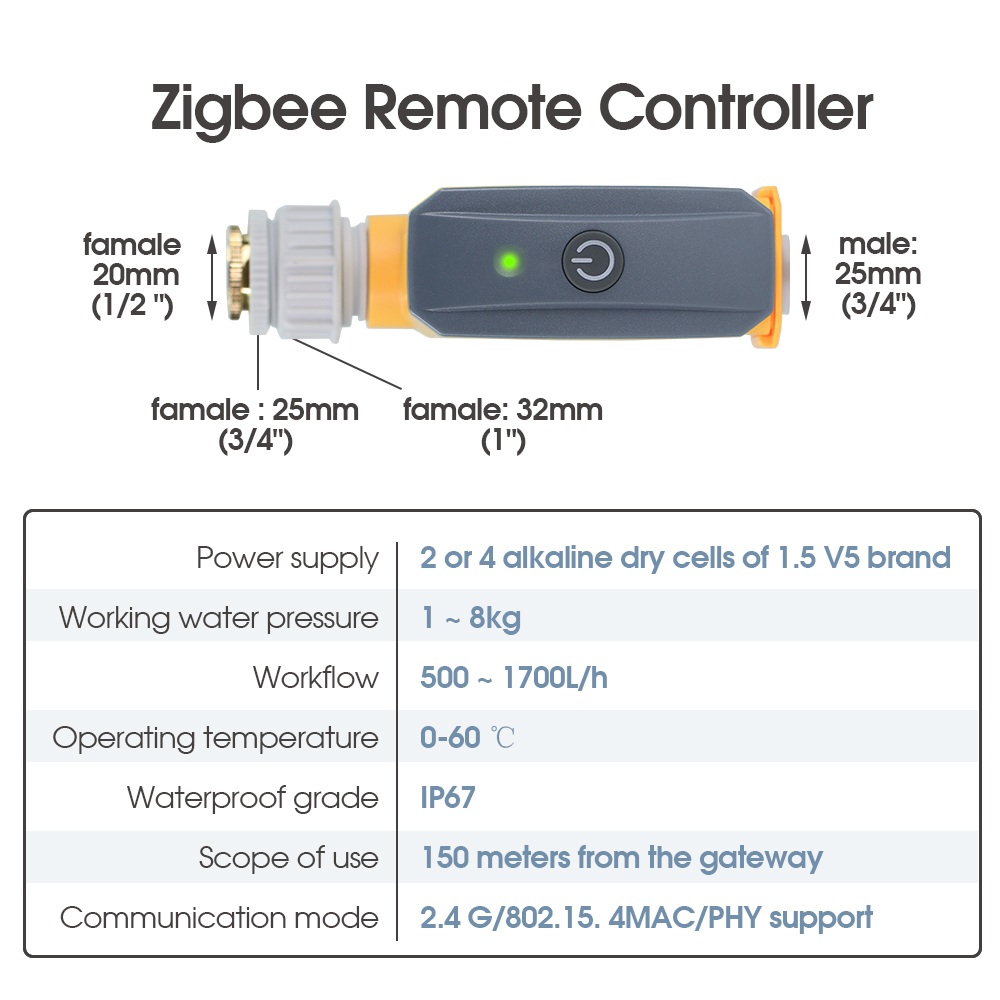 ZigBee WiFi Sprinkler Timer pe - Tuya Zigbee Garden Irrigation Controller recensione e prezzo