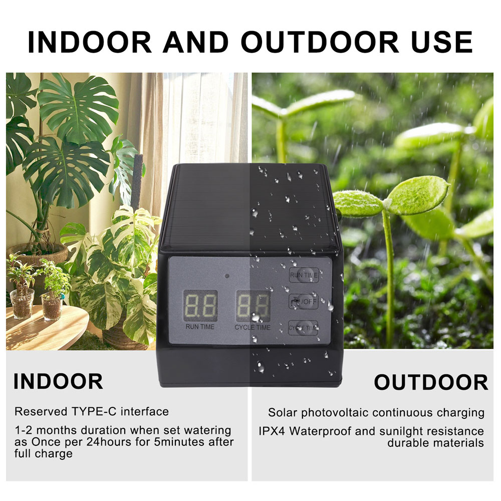 Timer di energia solare dispos - Solar Drip Irrigation Kit Garden recensione e prezzo
