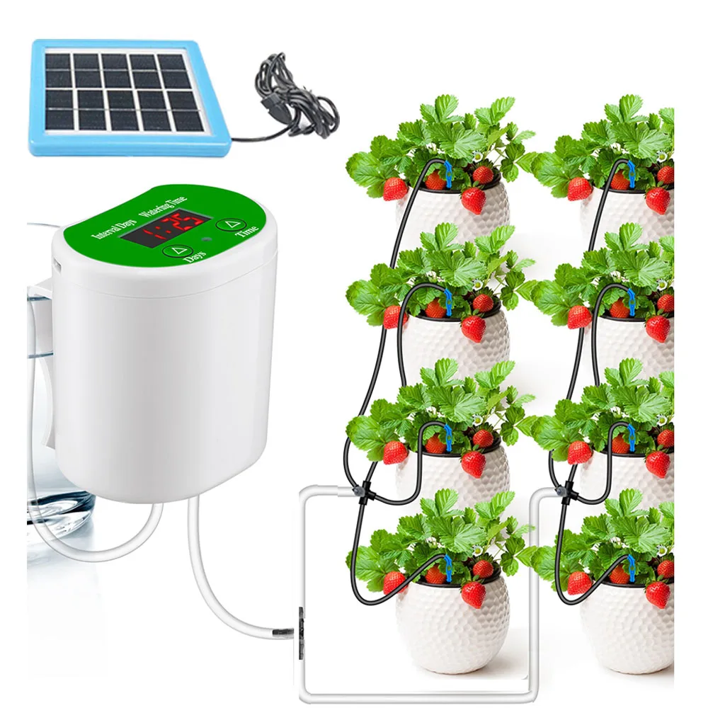 Sistema di Irrigazione Intelli - Solar Drip Irrigation Kit Garden recensione e prezzo