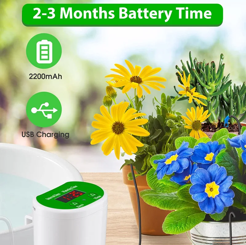 Sistema di Irrigazione Intelli - Solar Drip Irrigation Kit Garden recensione e prezzo