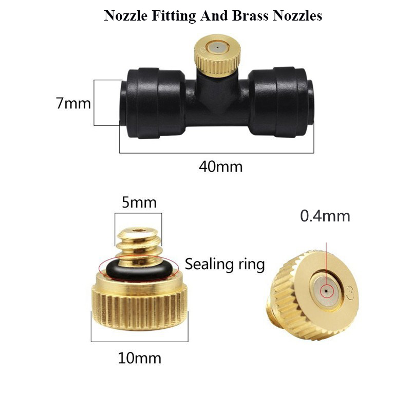 Sistema di nebulizzazione per  - Mist Cooling System Outdoor Patio 15M recensione e prezzo