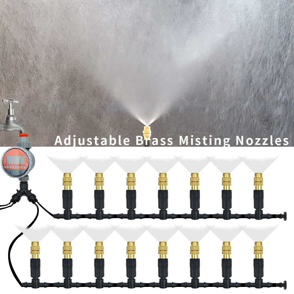 5M-30M sistema di raffreddamen - Mist Cooling System Outdoor Patio 15M recensione e prezzo