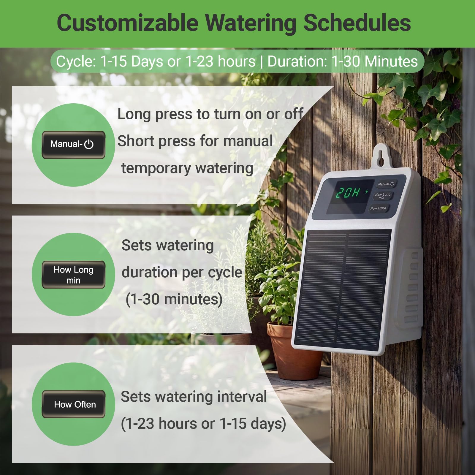 Sistema di irrigazione solare  - Solar Drip Irrigation Kit Garden recensione e prezzo