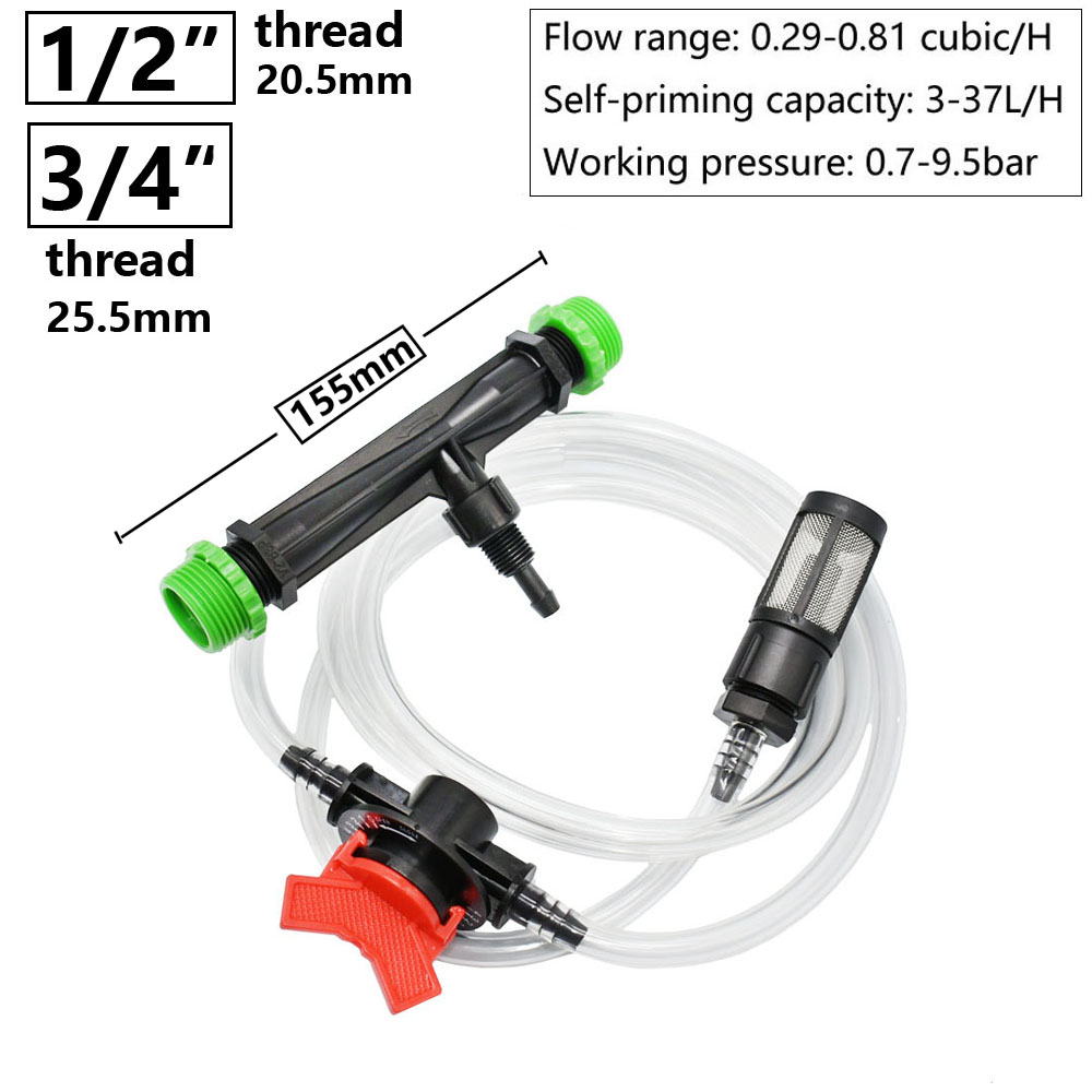 Sistema di fertilizzazione Ven - Fertilizer Injector Venturi 3/4 Inch recensione e prezzo