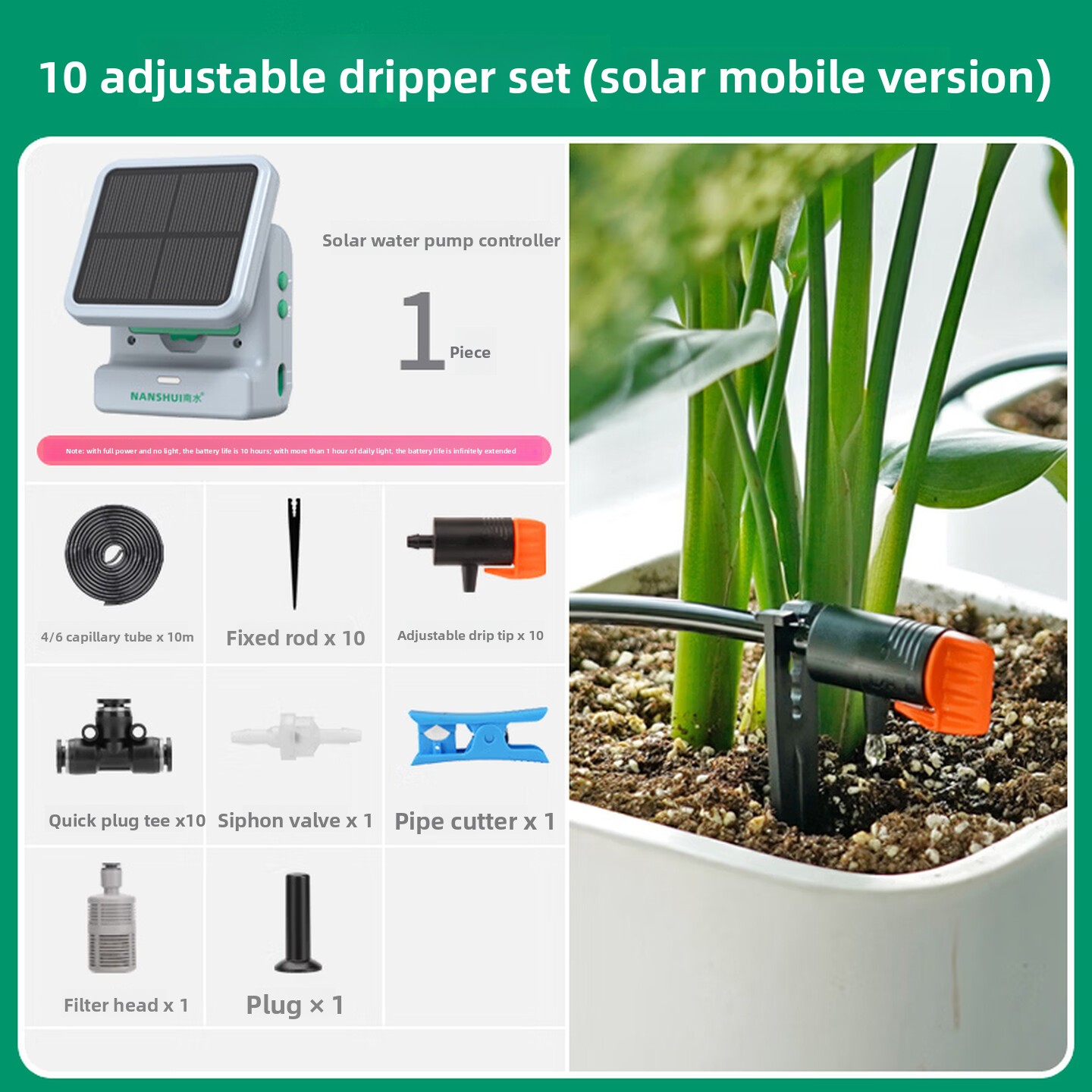 Sistema di irrigazione automat - Solar Drip Irrigation Kit Garden recensione e prezzo