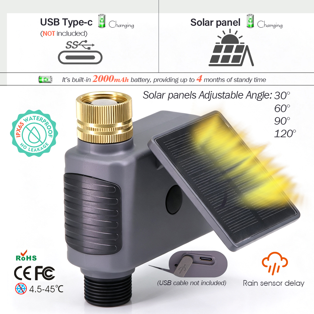 Kit di irrigazione a goccia in - Solar Drip Irrigation Kit Garden recensione e prezzo