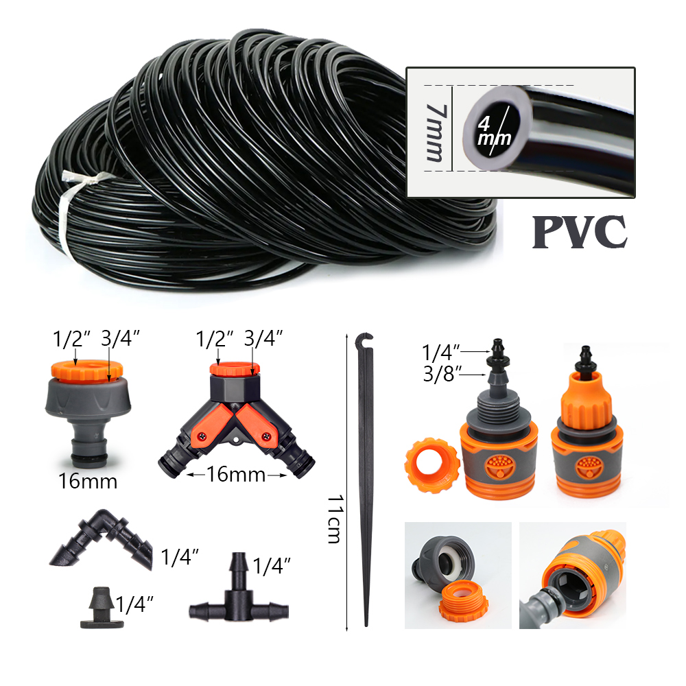 Kit di irrigazione a goccia in - Solar Drip Irrigation Kit Garden recensione e prezzo