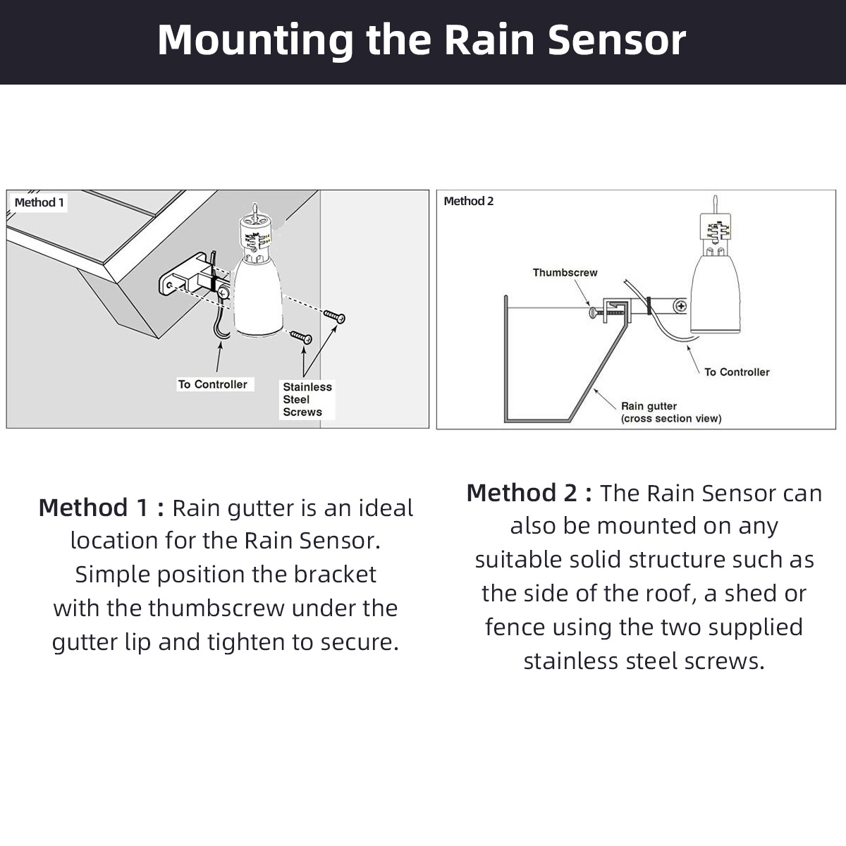 Mini sensore di pioggia arrest - Rain Sensor For Irrigation Timer recensione e prezzo