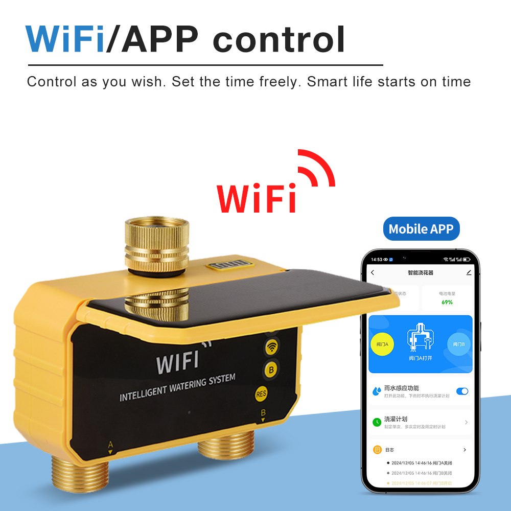 Sistema di irrigazione solare  - Wifi Water Timer Hose Faucet Smart recensione e prezzo