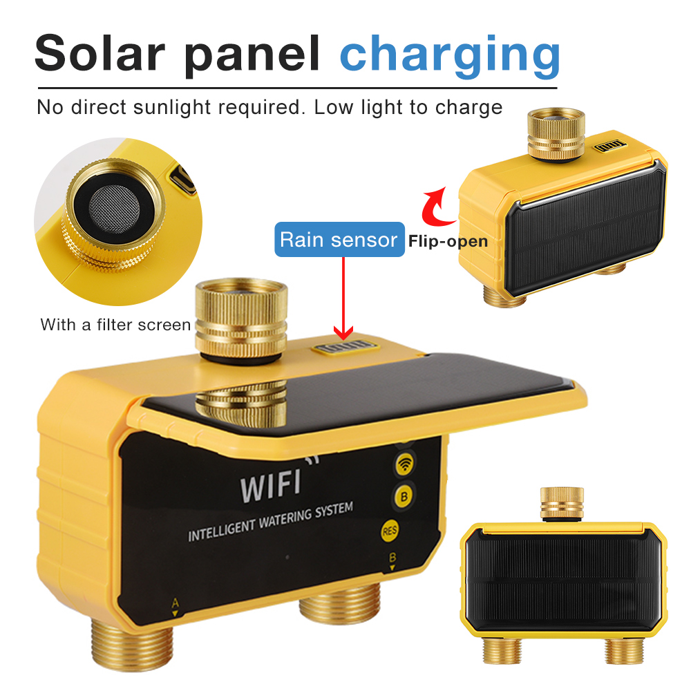 Sistema di irrigazione solare  - Wifi Water Timer Hose Faucet Smart recensione e prezzo