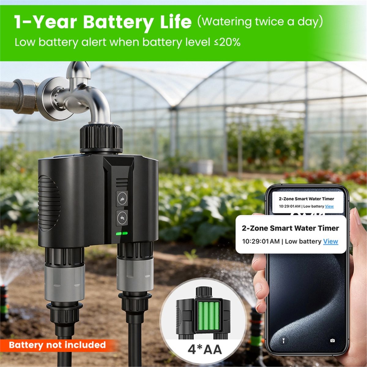 Y17A 1 Set Timer WiFi per Irri - Wifi Water Timer Hose Faucet Smart recensione e prezzo