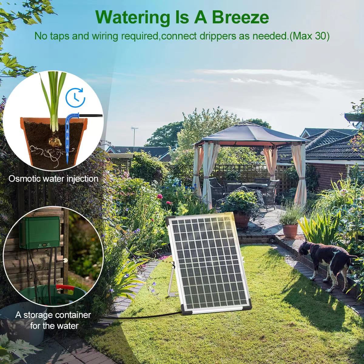 Prodotto di Punta: Kit di Irri - Solar Drip Irrigation Kit Garden recensione e prezzo