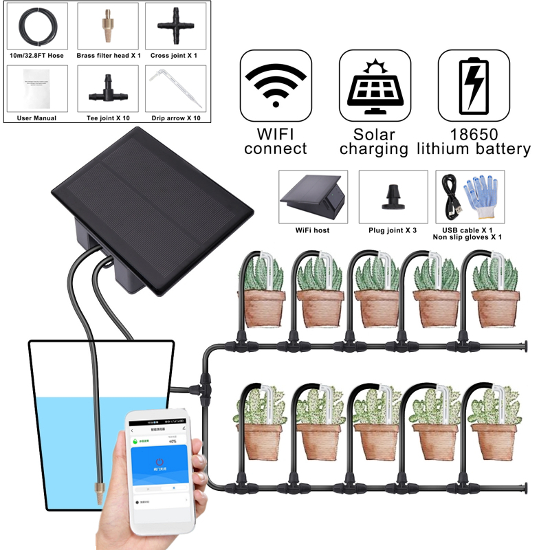 Pompa timer a energia solare K - Solar Drip Irrigation Kit Garden recensione e prezzo