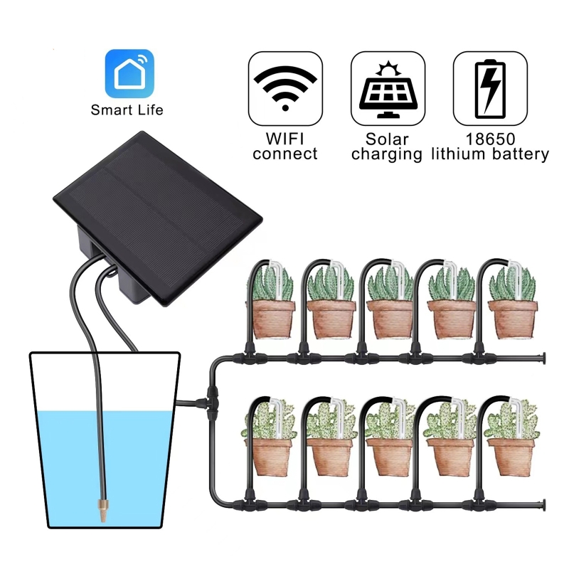 Kit irrigatore automatico sola - Solar Drip Irrigation Kit Garden recensione e prezzo