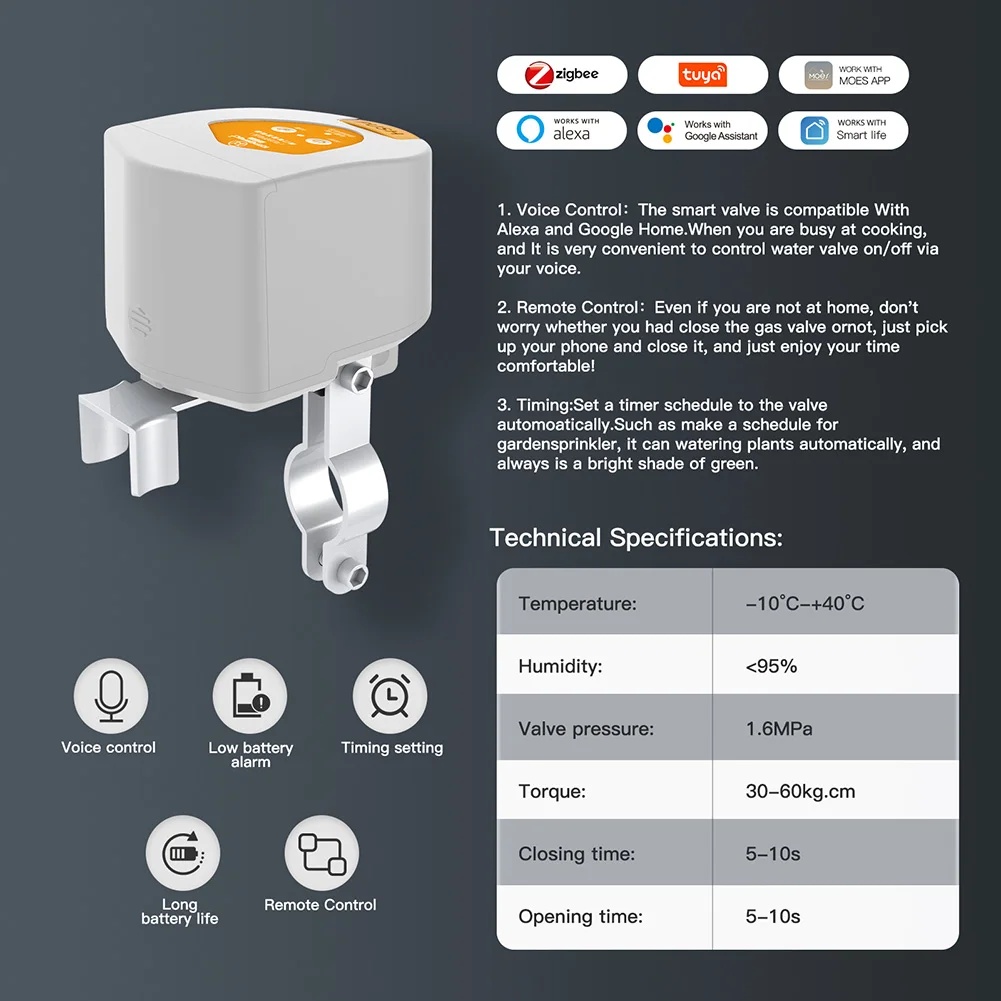 Controller Valvola Acqua e Gas - Tuya Zigbee Garden Irrigation Controller recensione e prezzo