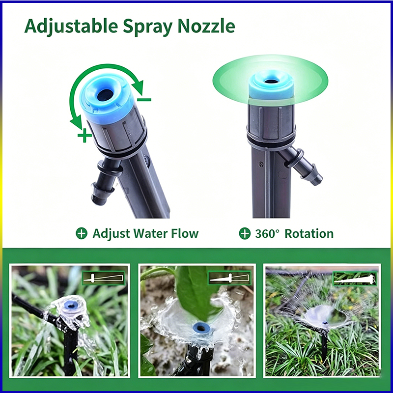 ZK 20/50 pezzi regolabili a 36 - Drip Emitters Adjustable 360 Micro recensione e prezzo