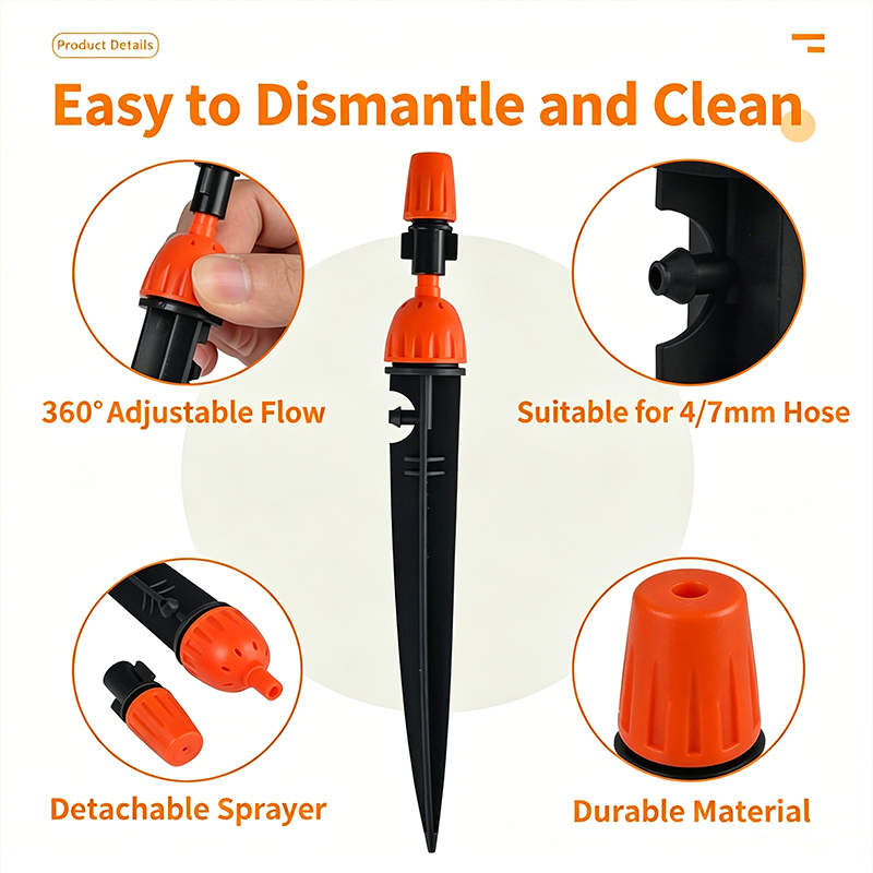 360 °   Irrigatore a goccia e  - Drip Emitters Adjustable 360 Micro recensione e prezzo