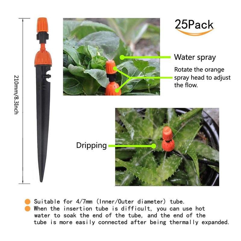 Microirrigatori a goccia regol - Drip Emitters Adjustable 360 Micro recensione e prezzo