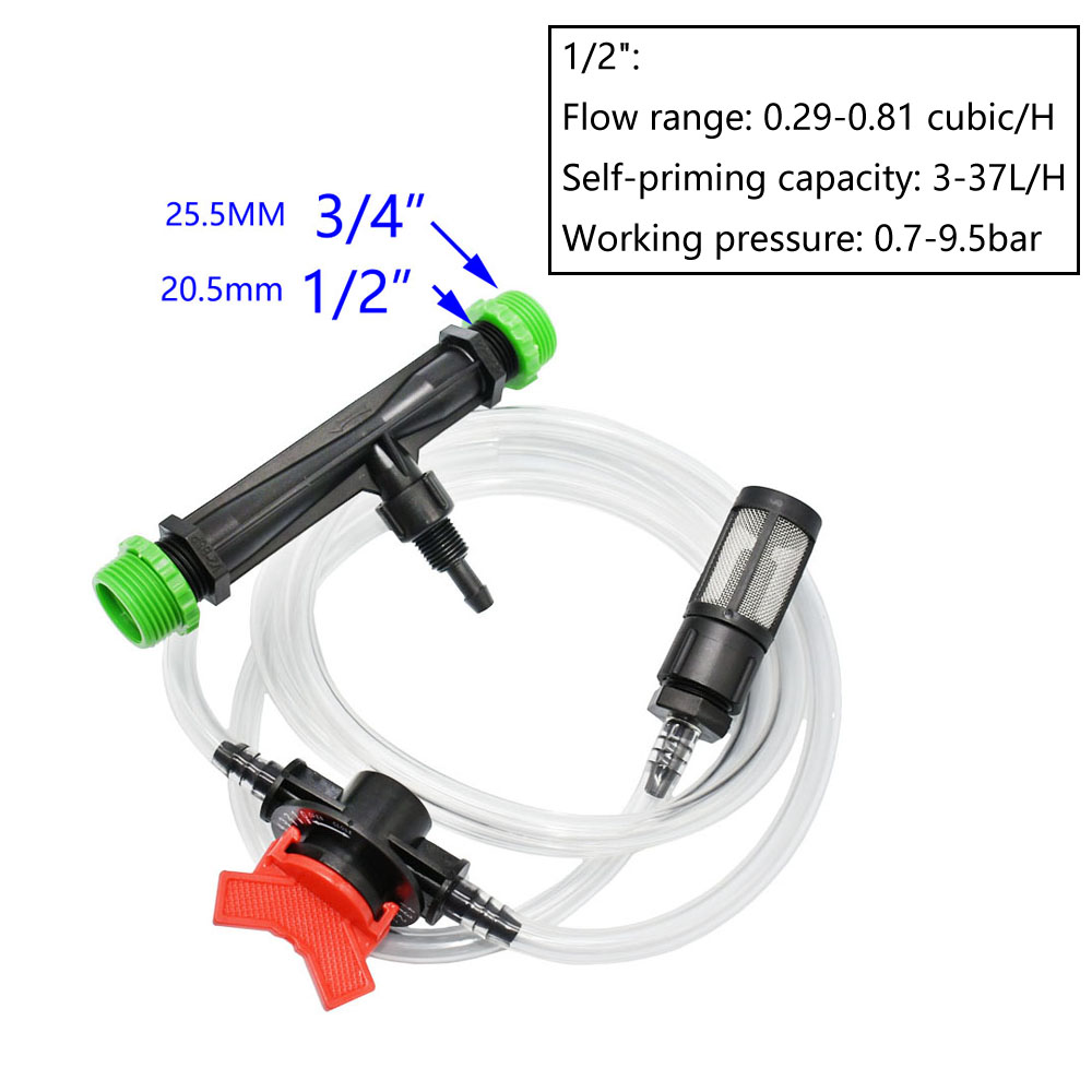 1/2 3/4 1 1.5 pollici Venturi  - Fertilizer Injector Venturi 3/4 Inch recensione e prezzo